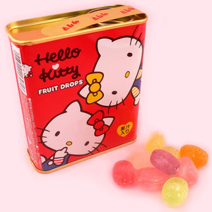 Sakuma Hello Kitty fruit drops 吉蒂貓罐裝果汁糖