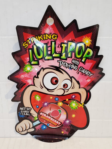 Striking popping lollipop candy 爆炸跳跳棒棒糖