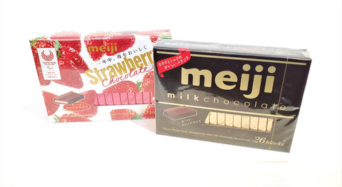 Meiji milk / strawberry milk chocolate  明治牛奶/草莓朱古力
