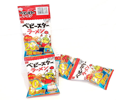 Oyatsu baby star 5-ren chicken flavor noodle snacks 童星點心雞肉味即食麵 (5連裝)