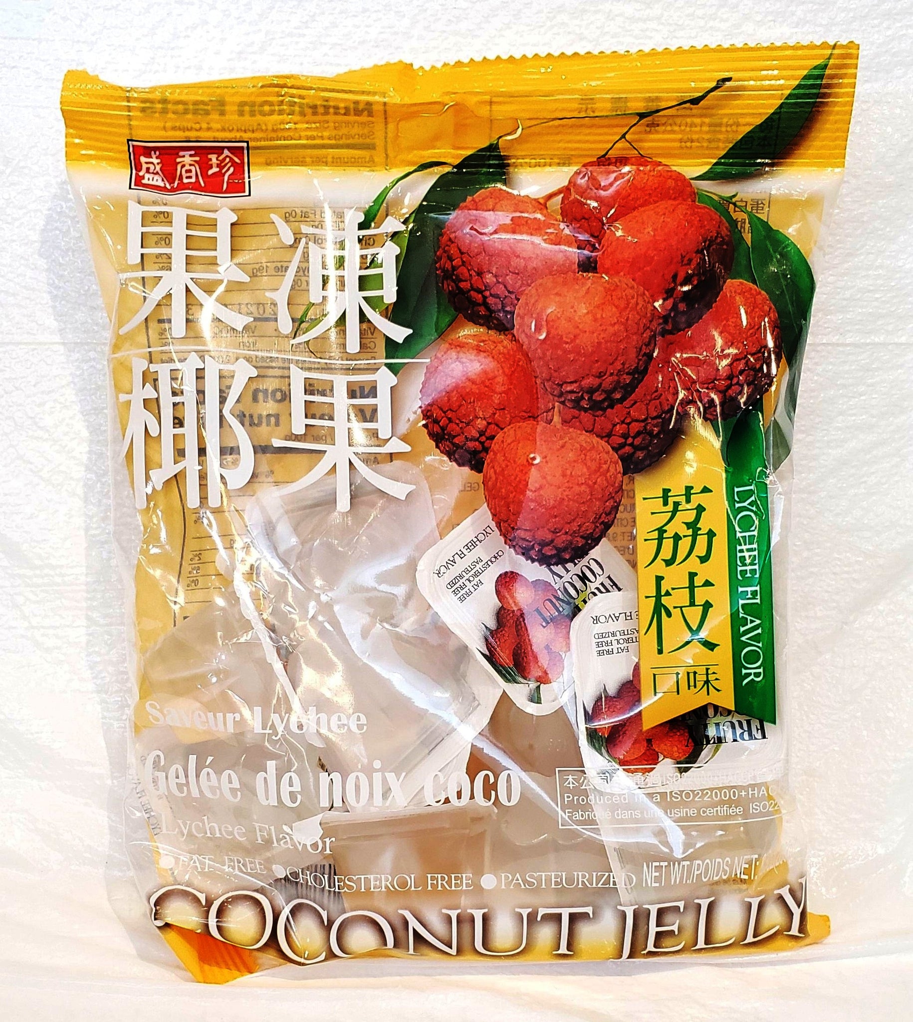 SHJ fruity lychee jelly 盛香珍荔枝果凍椰果