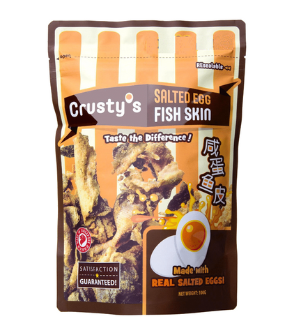 Crusty's Singapore salted eggs fish skin 新加坡咸蛋魚皮