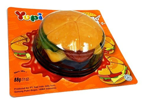 Yupi giant hamburger gummy 巨無霸漢堡包橡皮糖